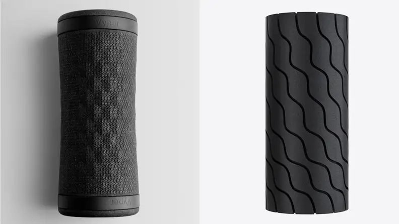 the Hyperice Vyper 3 and Therabody Wave smart foam rollers.