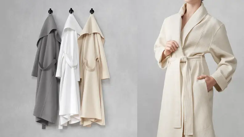 Waffle robe