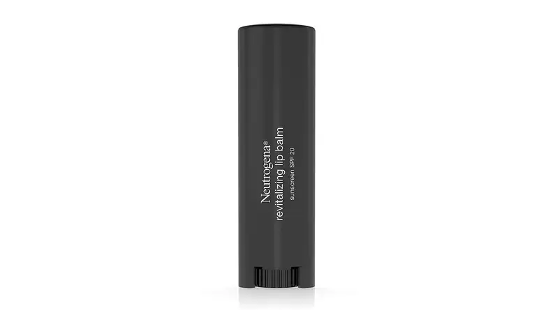 The Neutrogena Revitalizing and Moisturizing Tinted Lip Balm SPF 20.