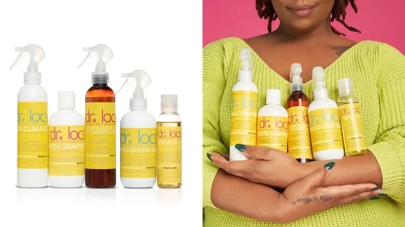 The line of products from Dr. Locs.