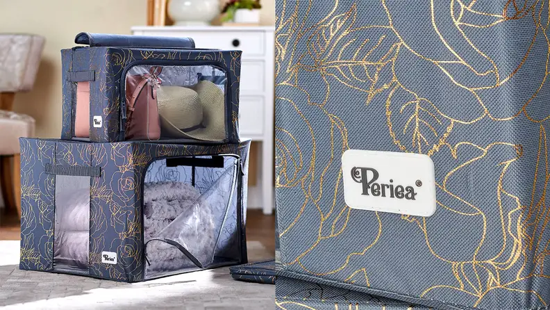 These boxes are one of the best QVC products for home organization.