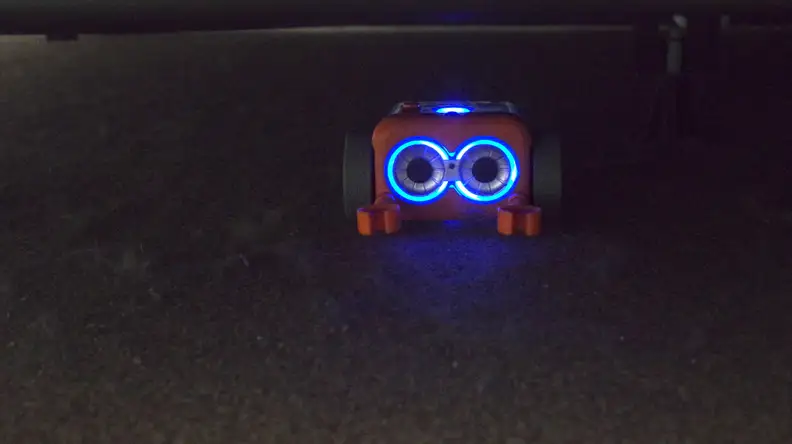 When the lights are out, Botley will act like a spooky ghost, as long as you enter the correct sequence of commands on the controller.