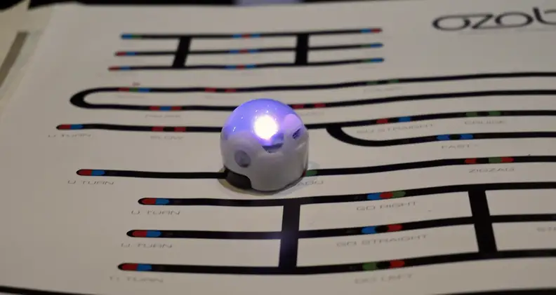 The original programming language of the Ozobot depended on a color coding system.