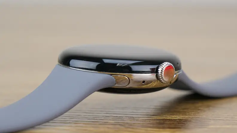 A detailed look at the physical buttons on the Pixel Watch