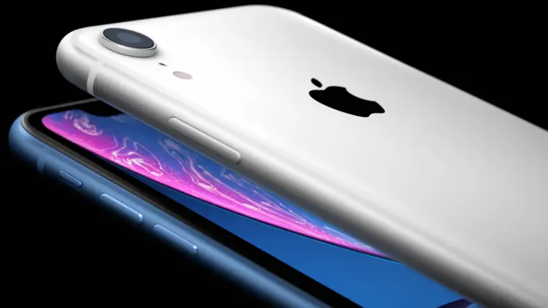 The iPhone XR, as seen in a promotional film by Apple