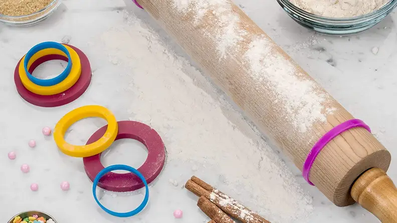 The easiest way to roll an even slab of dough.