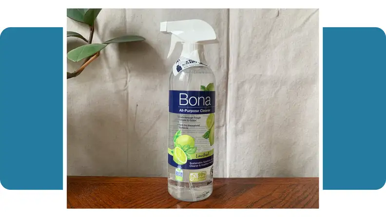 A bottle of Bona All-Purpose Cleaner