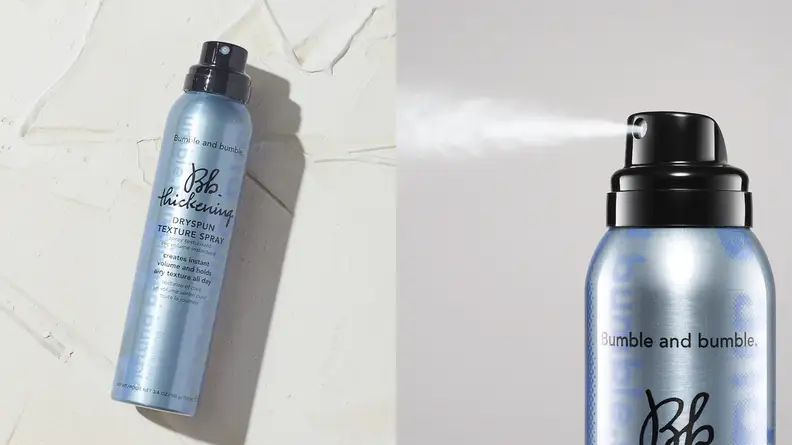 The Bumble and Bumble Thickening Dryspun Volume Texture Spray.