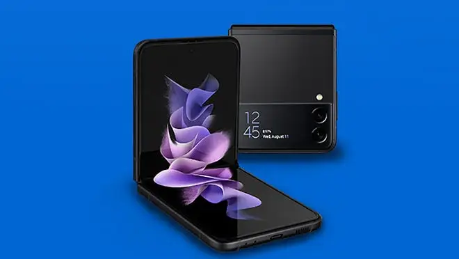Flippable smartphone from Samsung.