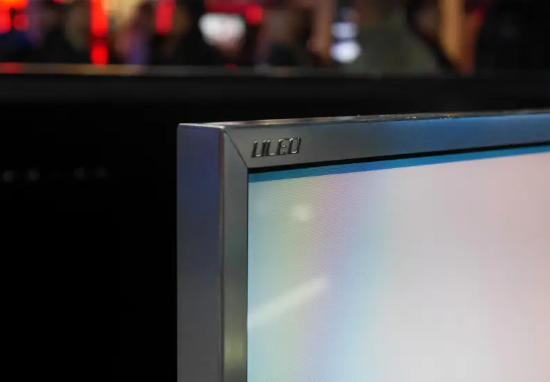 The ULED logo on the bezel of the Hisense H10