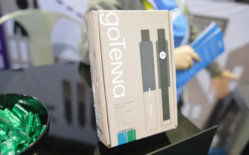 The goTenna's packaging