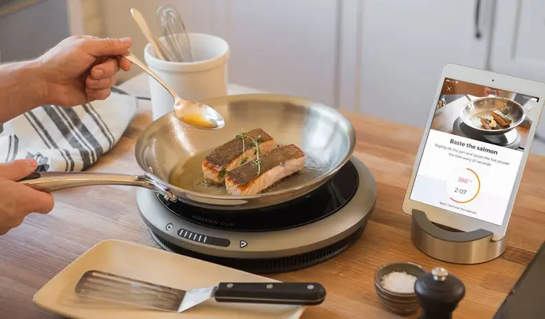 cooking with Hestan Cue