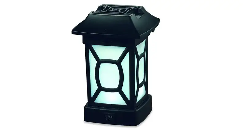 A lantern that repels mosquitoes, among the best modern outdoor light ideas.