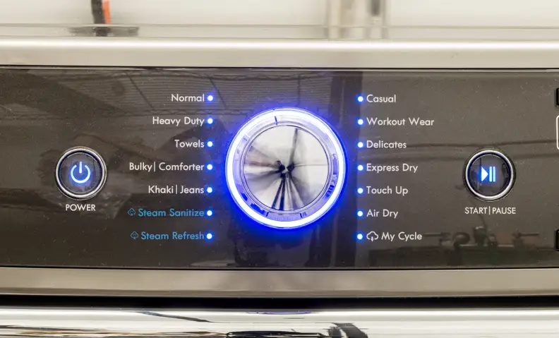 One knob lets you choose a cycle