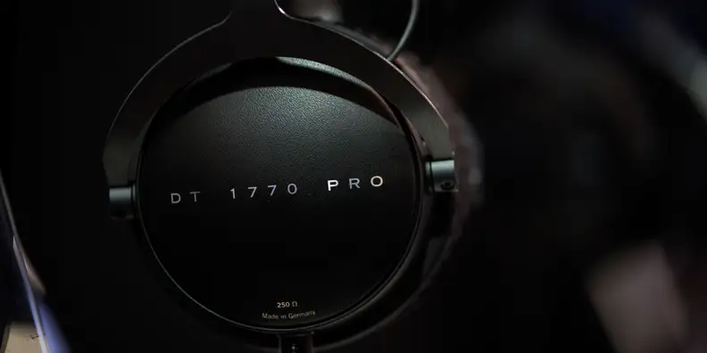 A photo of the Beyerdynamic DT 1770 Pro.