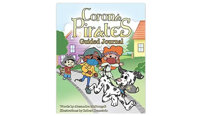 A book with masked kids on the cover.