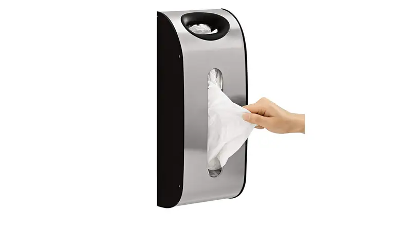 Wall Mount Grocery Bag Dispenser