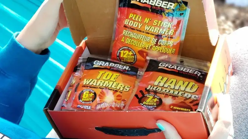 These inexpensive toe and hand warmers are key on cold days.
