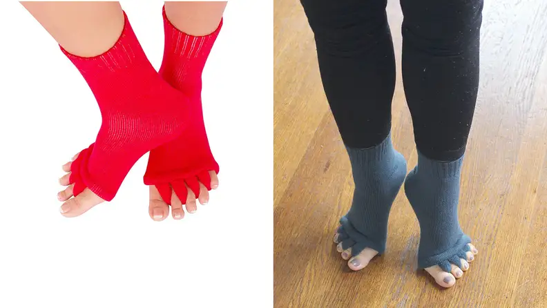 Triim Fitness Toe Separator Yoga Gym Socks