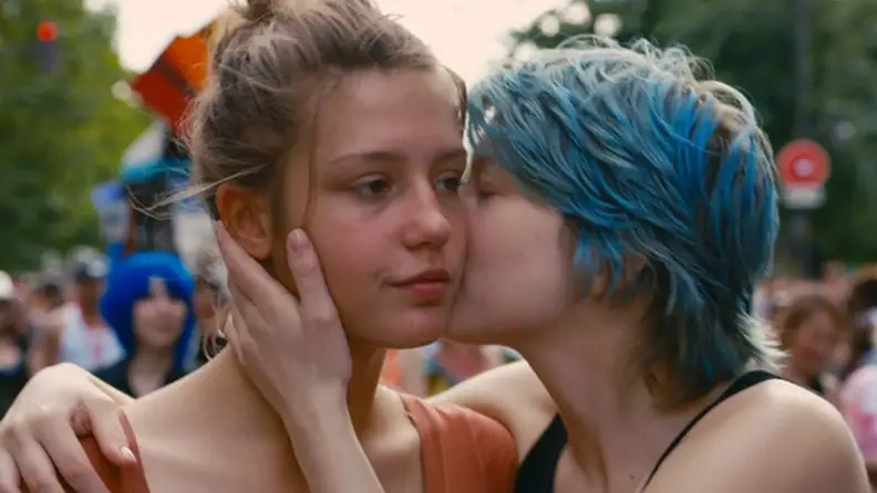 Léa Seydoux and Adèle Exarchopoulos in "Blue is the Warmest Colour."