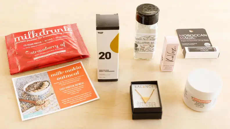 The Oh Baby box 'fourth trimester' contents