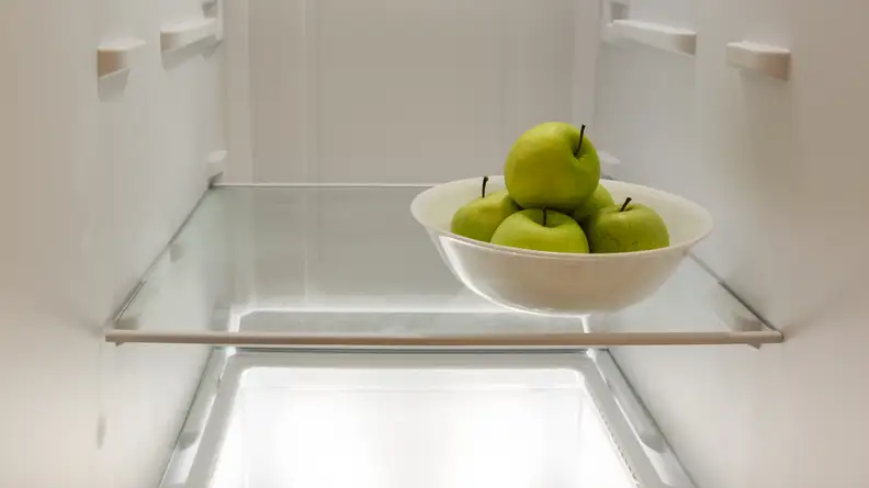Glass shelves in the Kenmore 41173 refrigerator