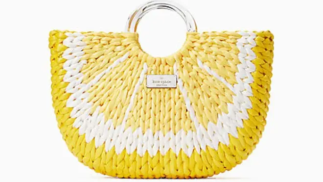 yellow Picnic Perfect tote bag by Kate Spade