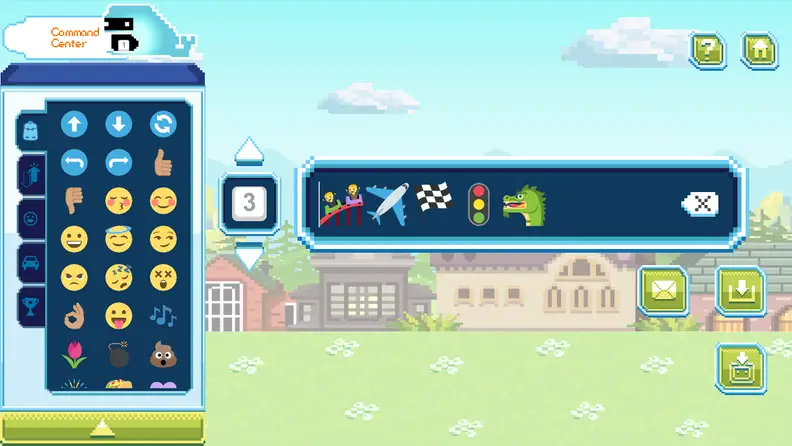 This motion/emoticon sequence was coded into the #3 macro spot.