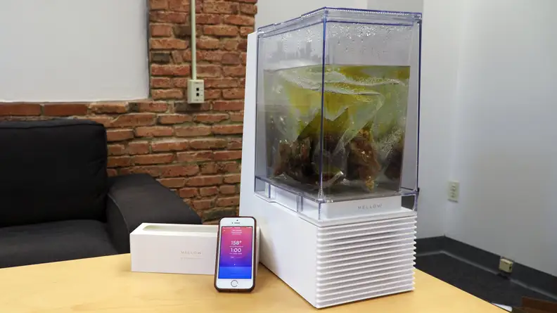 Mellow sous vide machine and app