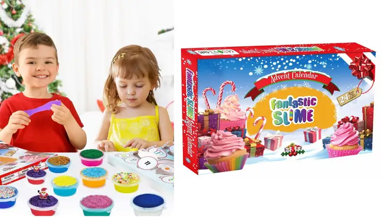 A slime Advent calendar