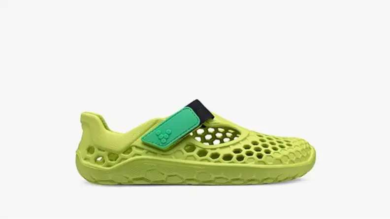 Bright green comfy shoes