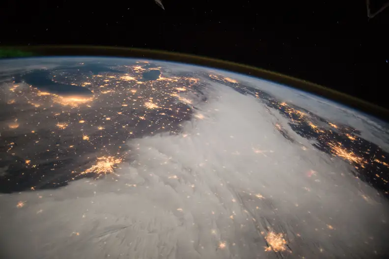 Great Lakes and Central U.S. from ISS