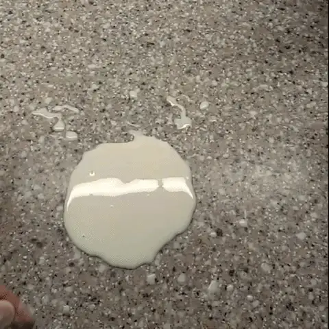 This slime is a non-Newtonian fluid