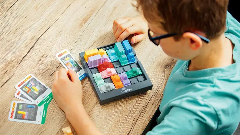 A selection of puzzle games can help keep kids engaged during office hours.