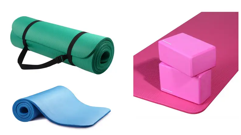 Colorful yoga mats