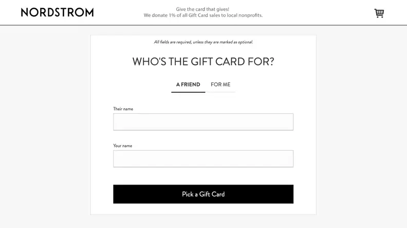 Nordstrom screenshot
