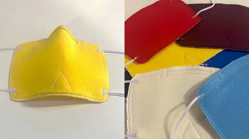 face mask made from t-shirts