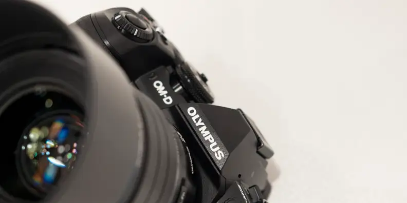 Olympus OM-D E-M1 Mark II Jaunty Angle