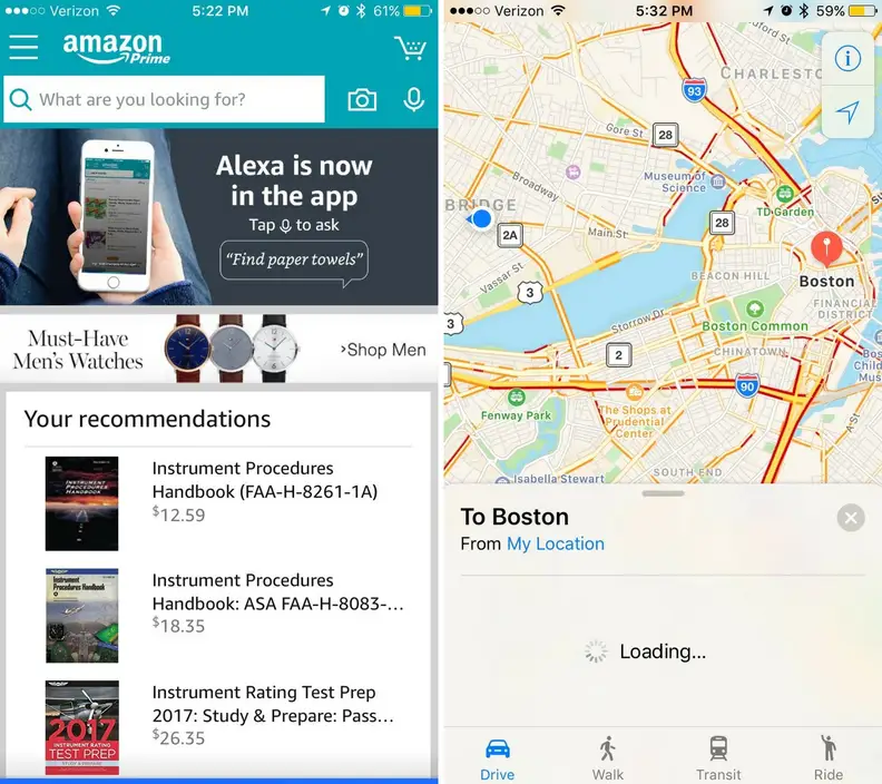 Get me directions to Boston