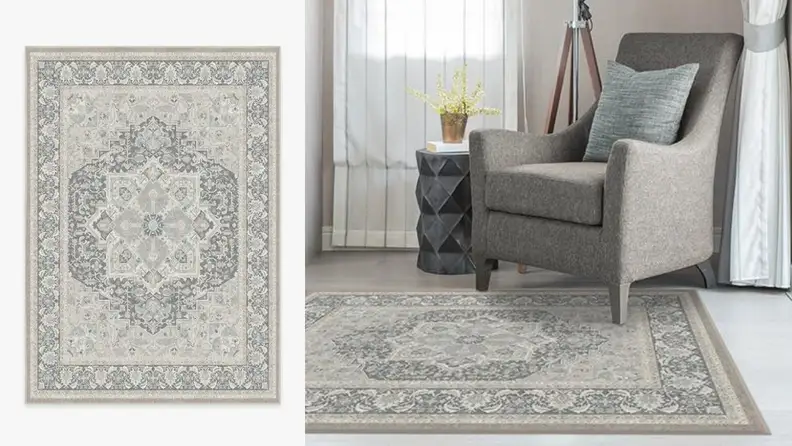 This classic gray rug is one of the brand's bestsellers.