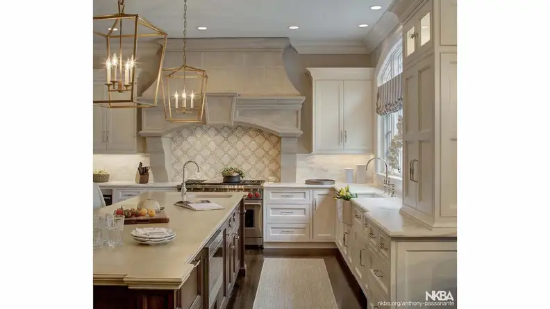 This traditional kitchen was designed by Anthony Passanante