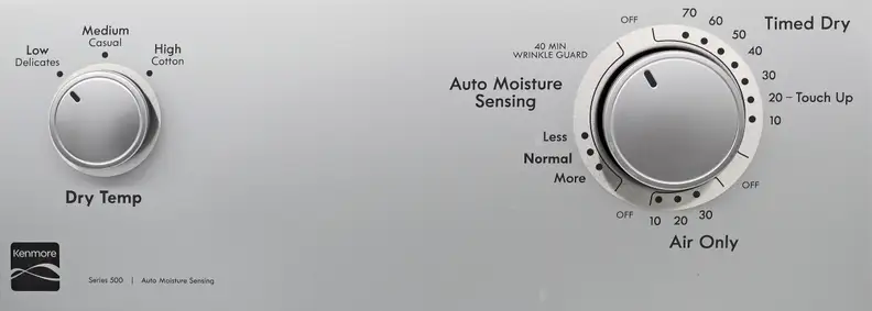 The Kenmore 65132's crank timer runs the risk of being inaccurate, while 