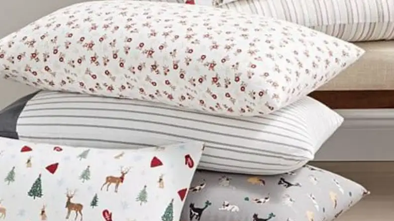 A stack of cushions.