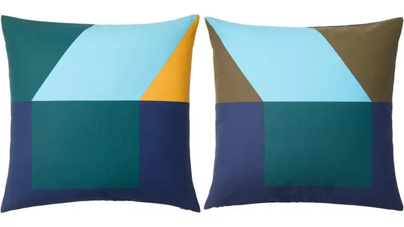 Two Majalisa pillow covers from Ikea