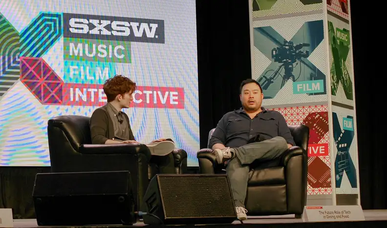 David Chang onstage at SXSW 2015