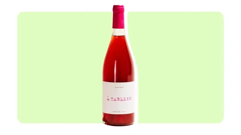 Product shot of wine bottle from Fabien Jouves.