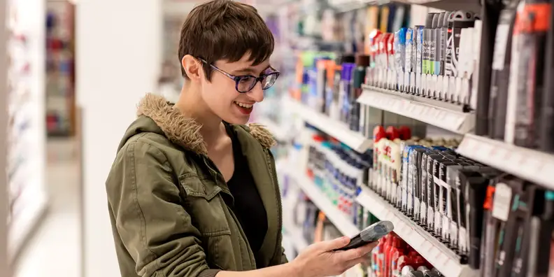 shopping for deodorant