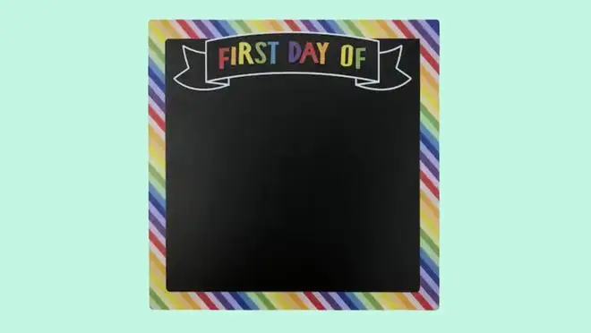 back to school sign