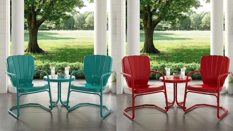Hashtag Home Morrison Outdoor Conversation 3 Piece Seating Group
