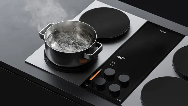 Boiling pot of water on Impulse cooktop
